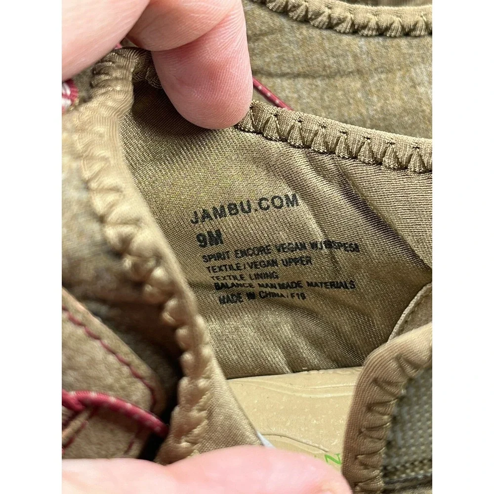 Jambu Spirit Encore Vegan Leather Sneakers Women's 9M All-Terrain Hiking Outdoor